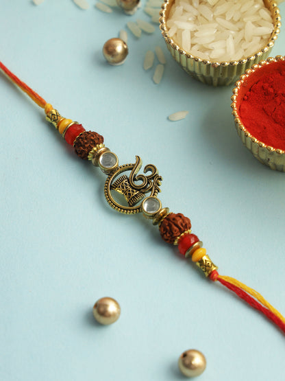 Om Rudraksha Harmony Rakhi