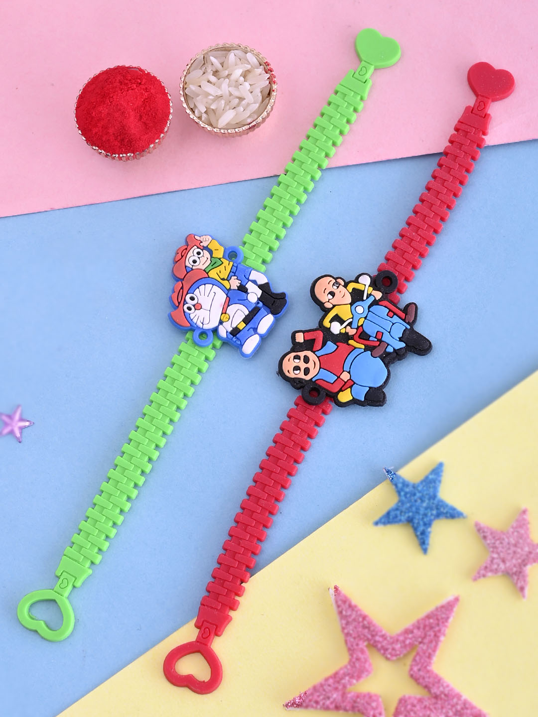 Motu Patlu & Doraemon Set of 2 Rakhi