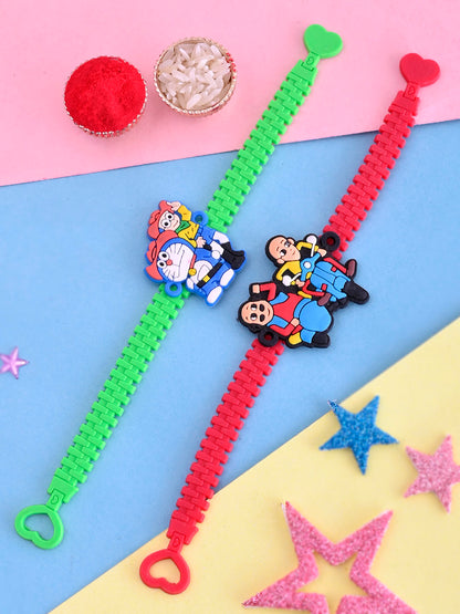 Motu Patlu & Doraemon Set of 2 Rakhi
