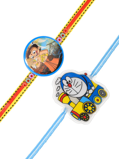 Chota Bheem & Doraemon Set of 2 Rakhi