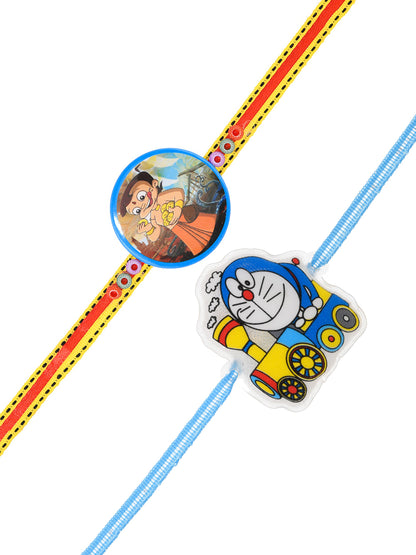 Chota Bheem & Doraemon Set of 2 Rakhi