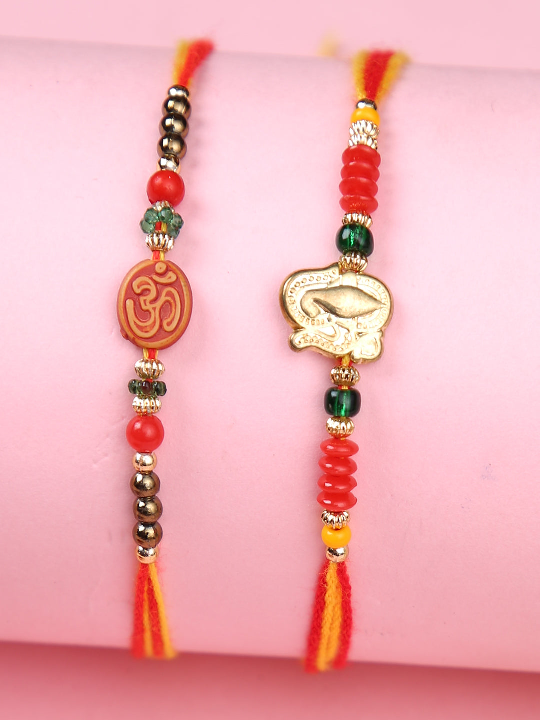 Set of 2 Divine Om Colelction Multistranded Rakhi