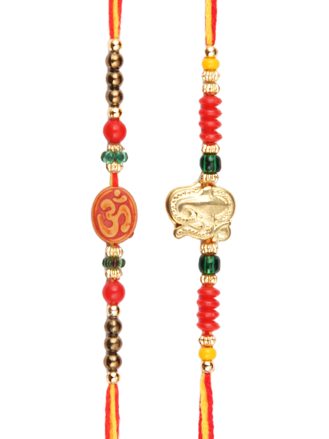 Set of 2 Divine Om Colelction Multistranded Rakhi