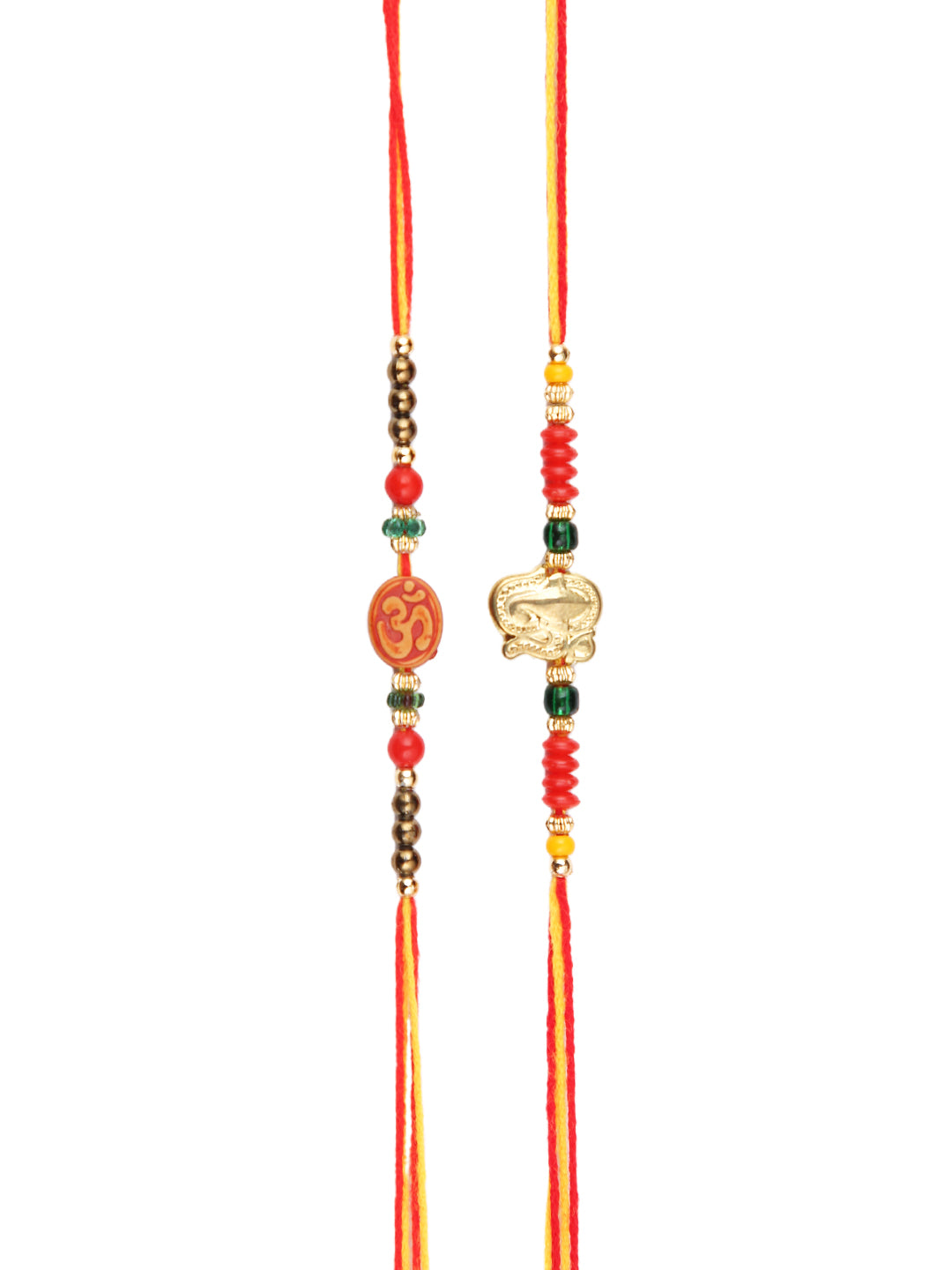 Set of 2 Divine Om Colelction Multistranded Rakhi