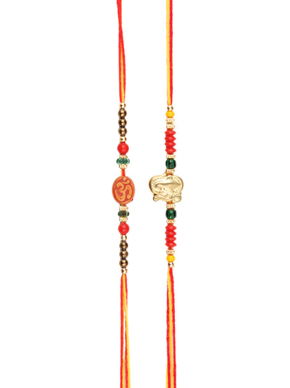 Set of 2 Divine Om Colelction Multistranded Rakhi