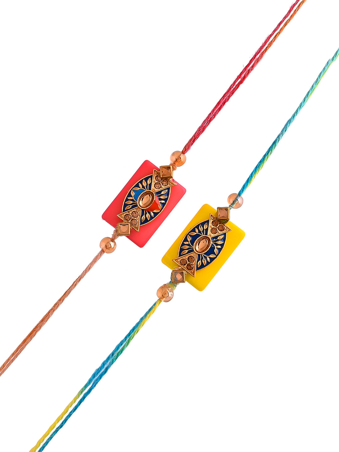 Set of Multicoloured Thread Rakhi