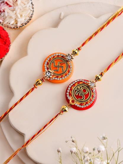 Shubh Raksha Rakhi Set with Auspicious Energy