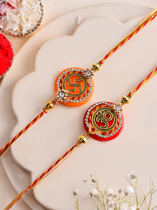Shubh Raksha Rakhi Set with Auspicious Energy
