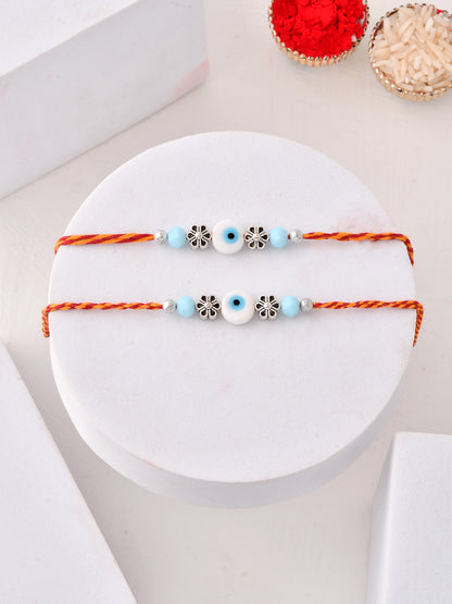 Set of 2 Evil Eye Rakhis