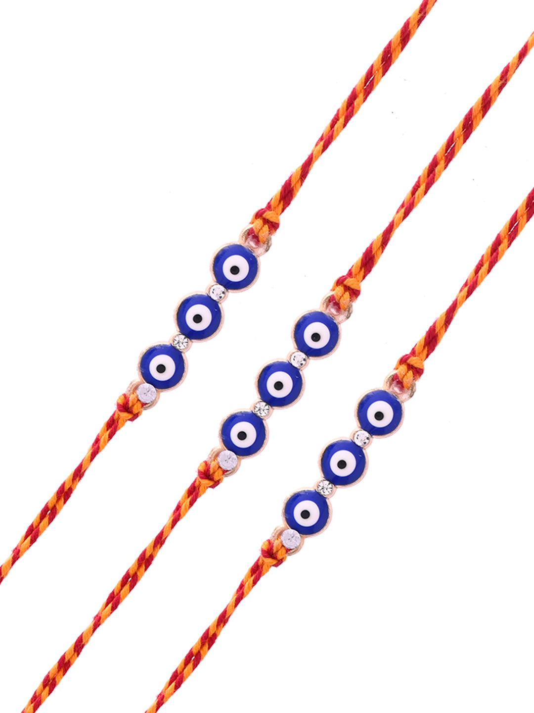Set of 3 Evil Eye Beads Rakhi