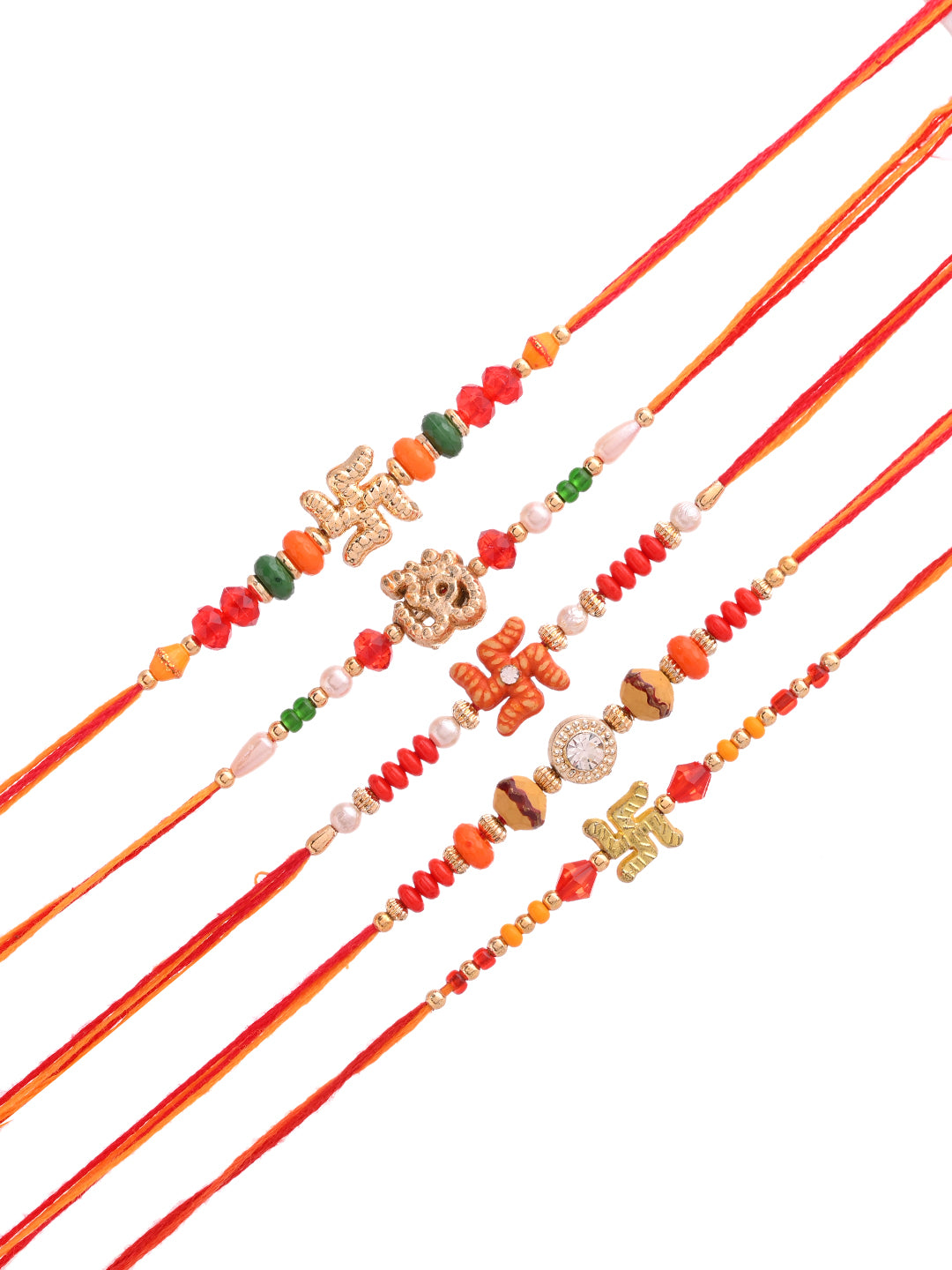 Set of 5 Designer Rakhi