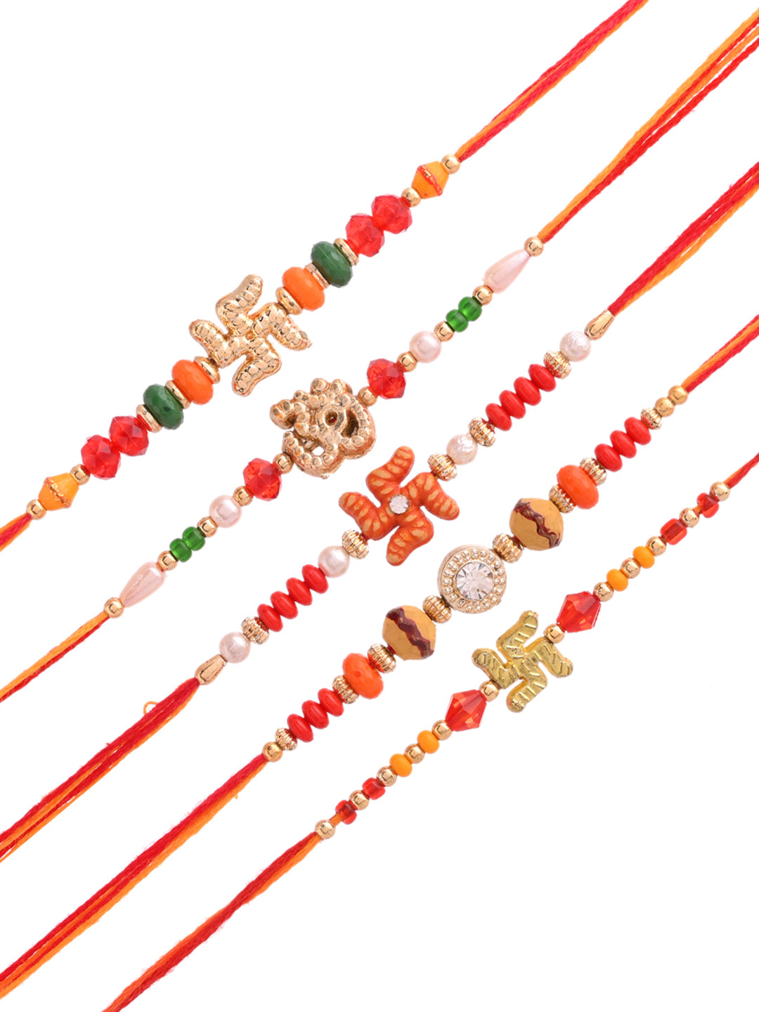 Set of 5 Designer Rakhi