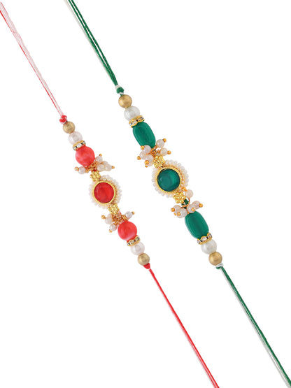 Premium Multi Rakhi with Black Frame - Raksha Bandhan Gift Set for Brother