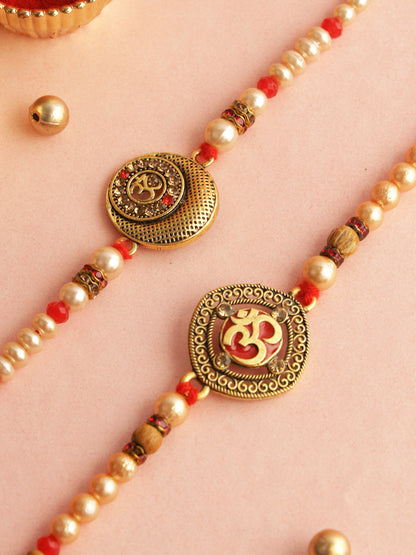 Shri Ram & Rudraksh Set of 2 Rakhi