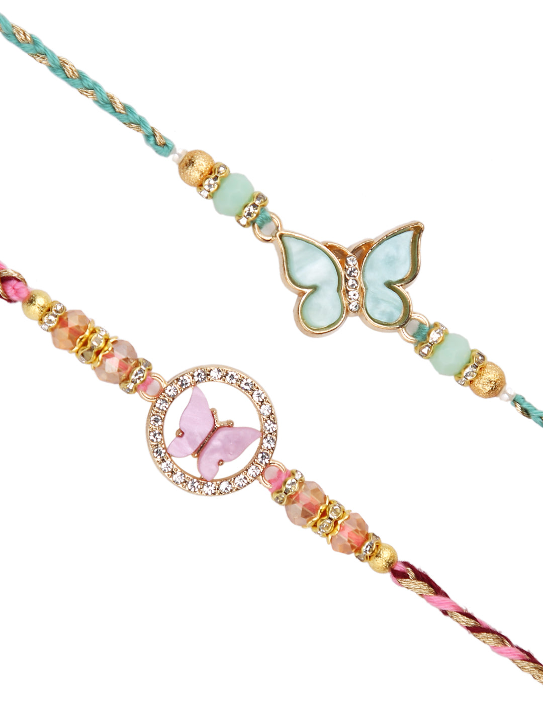 Set of 2 Butterfly Rakhi