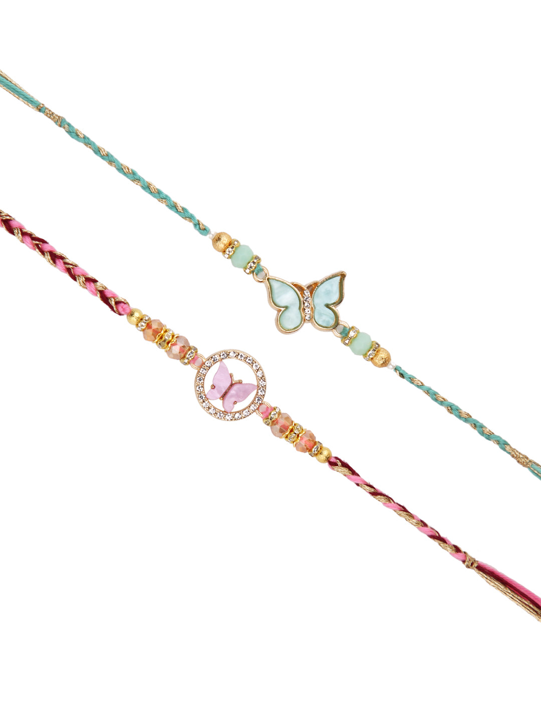 Set of 2 Butterfly Rakhi