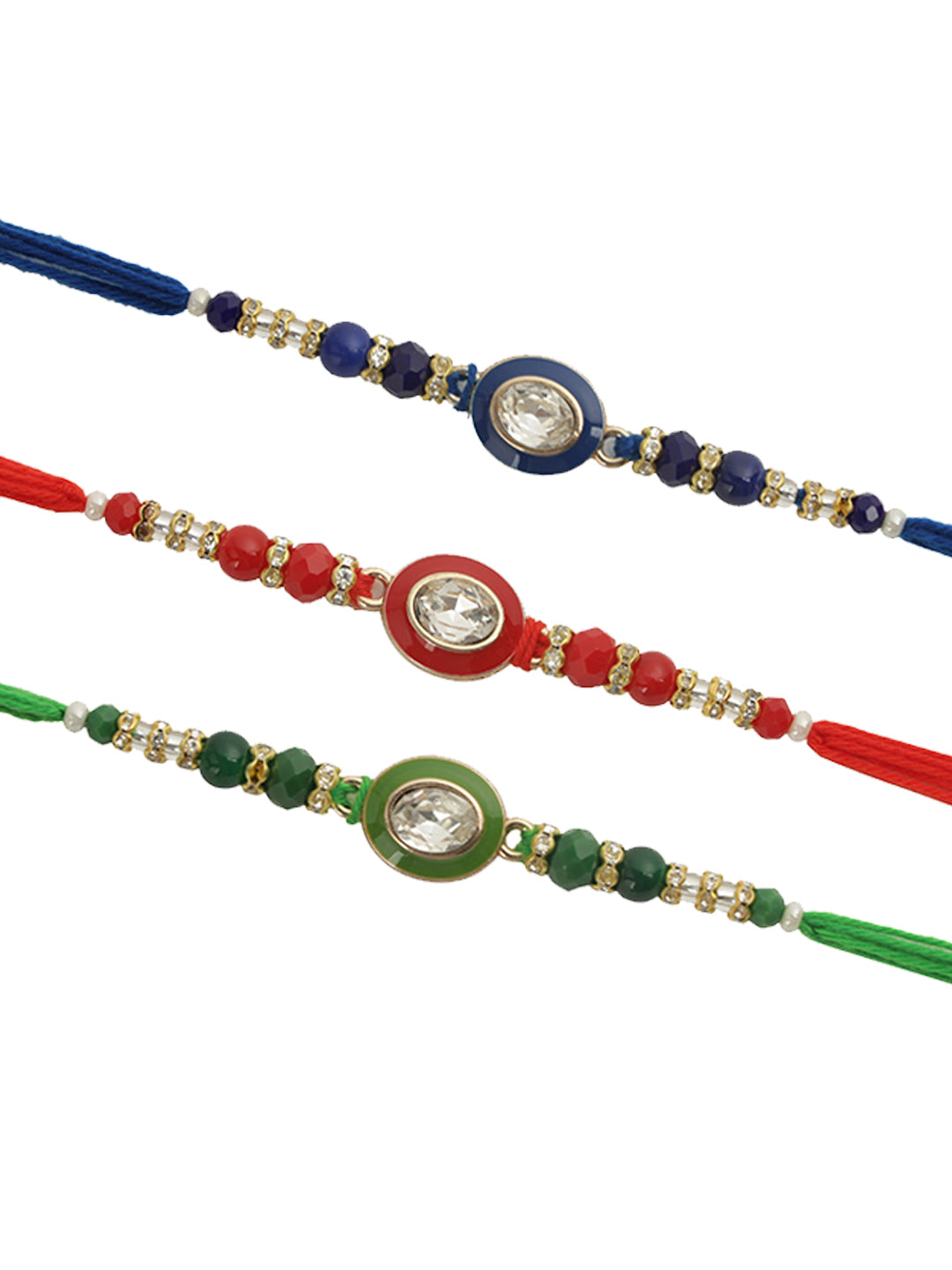 Set of 3 Stoned Rakhi