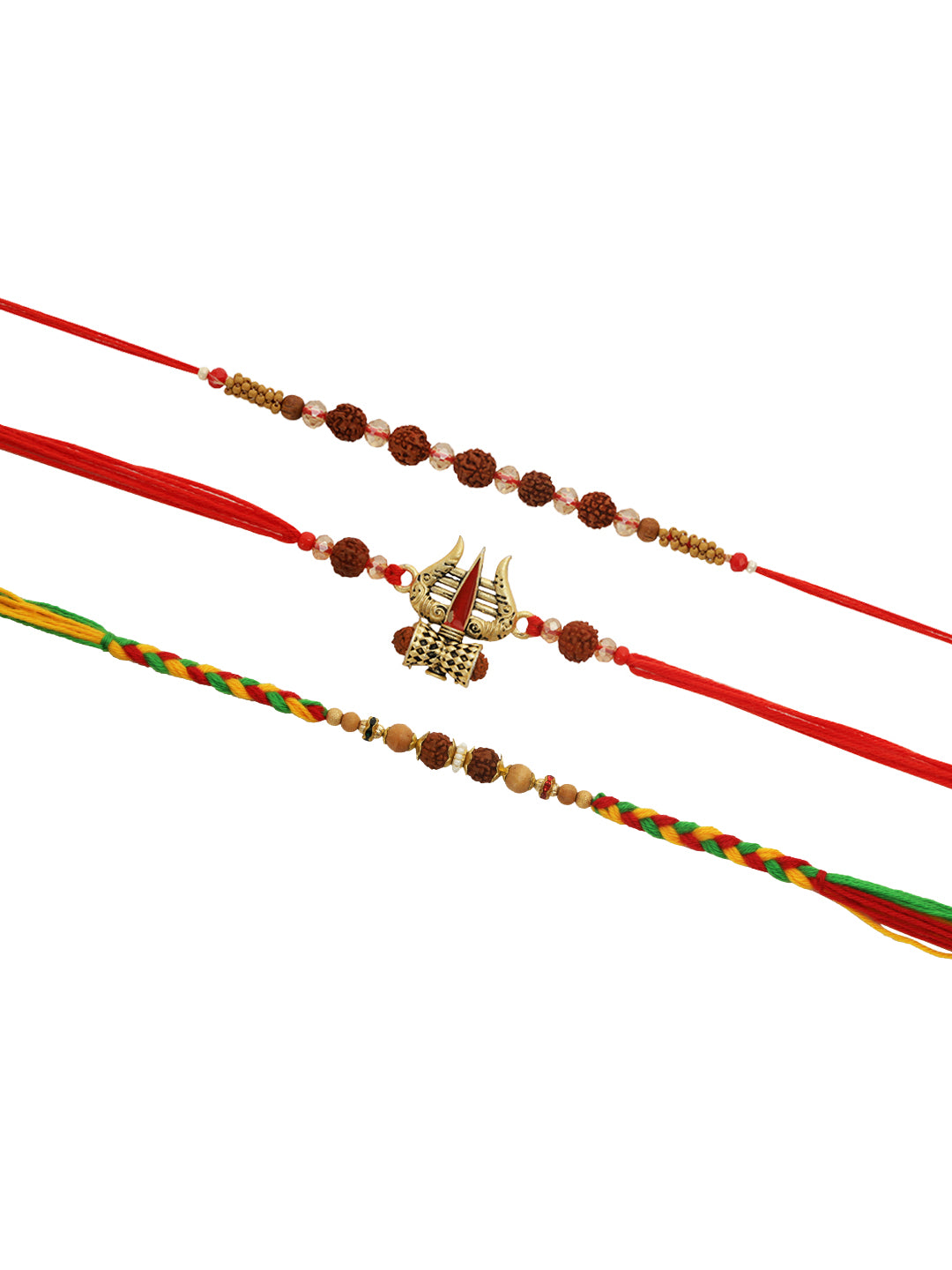 Divine Rudraksh Set of 3 Rakhi