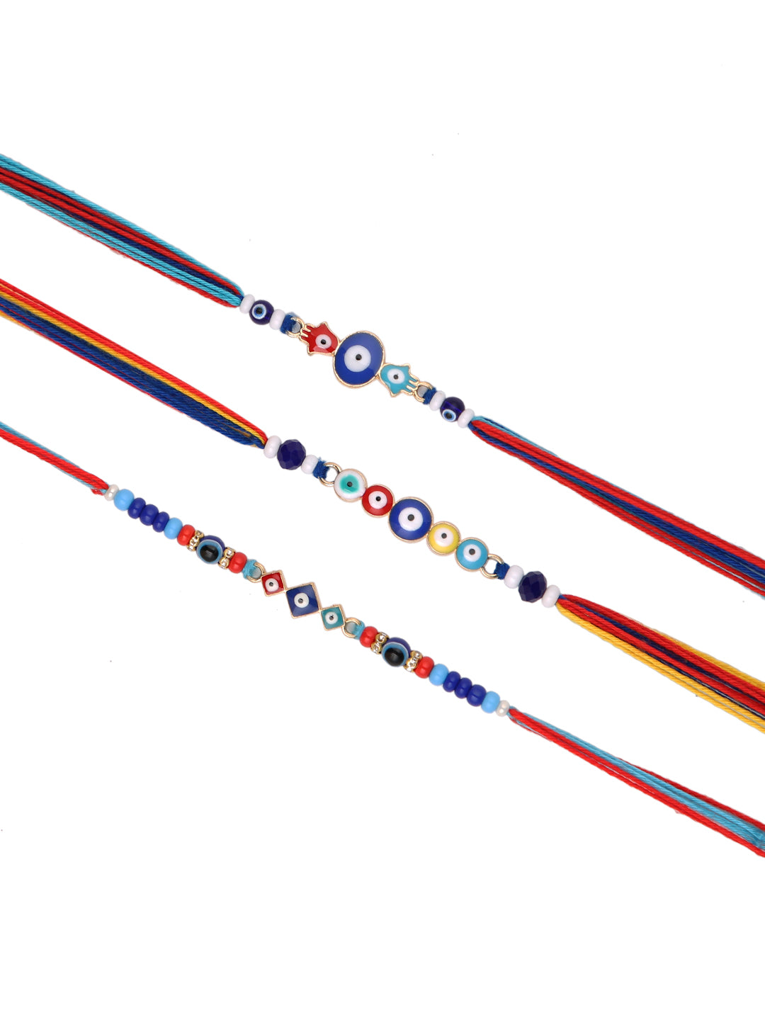 Set of 3 Blue Eyed Evil Rakhi