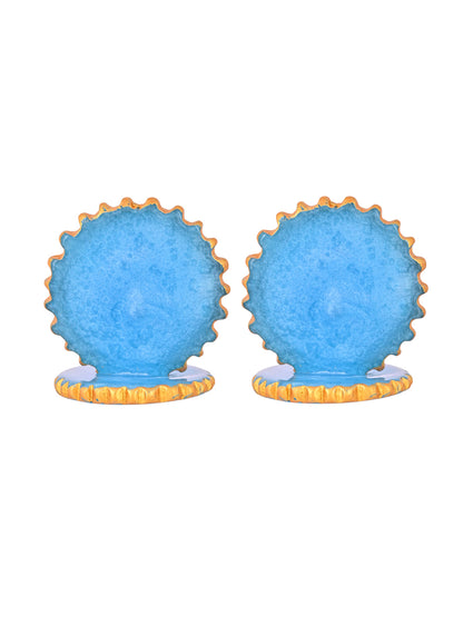 Set of 2 Blue Ganesha Showpiece