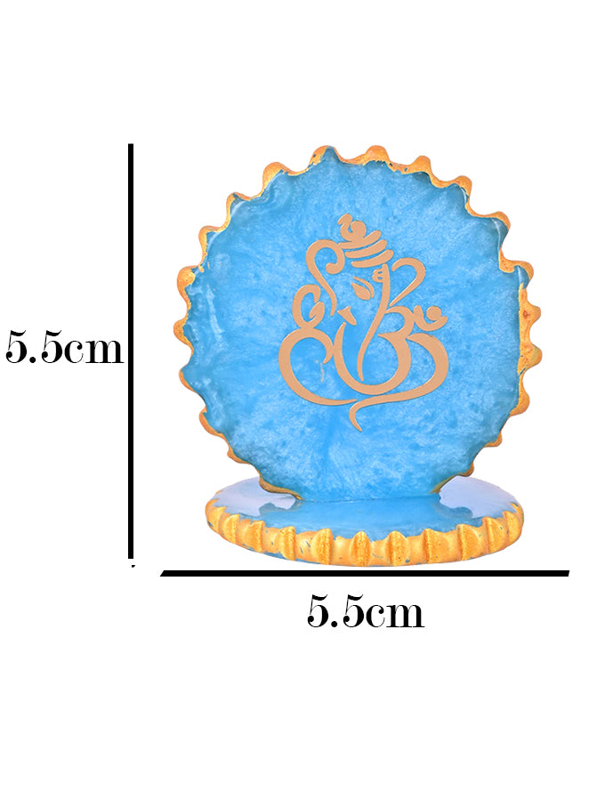 Set of 2 Blue Ganesha Showpiece