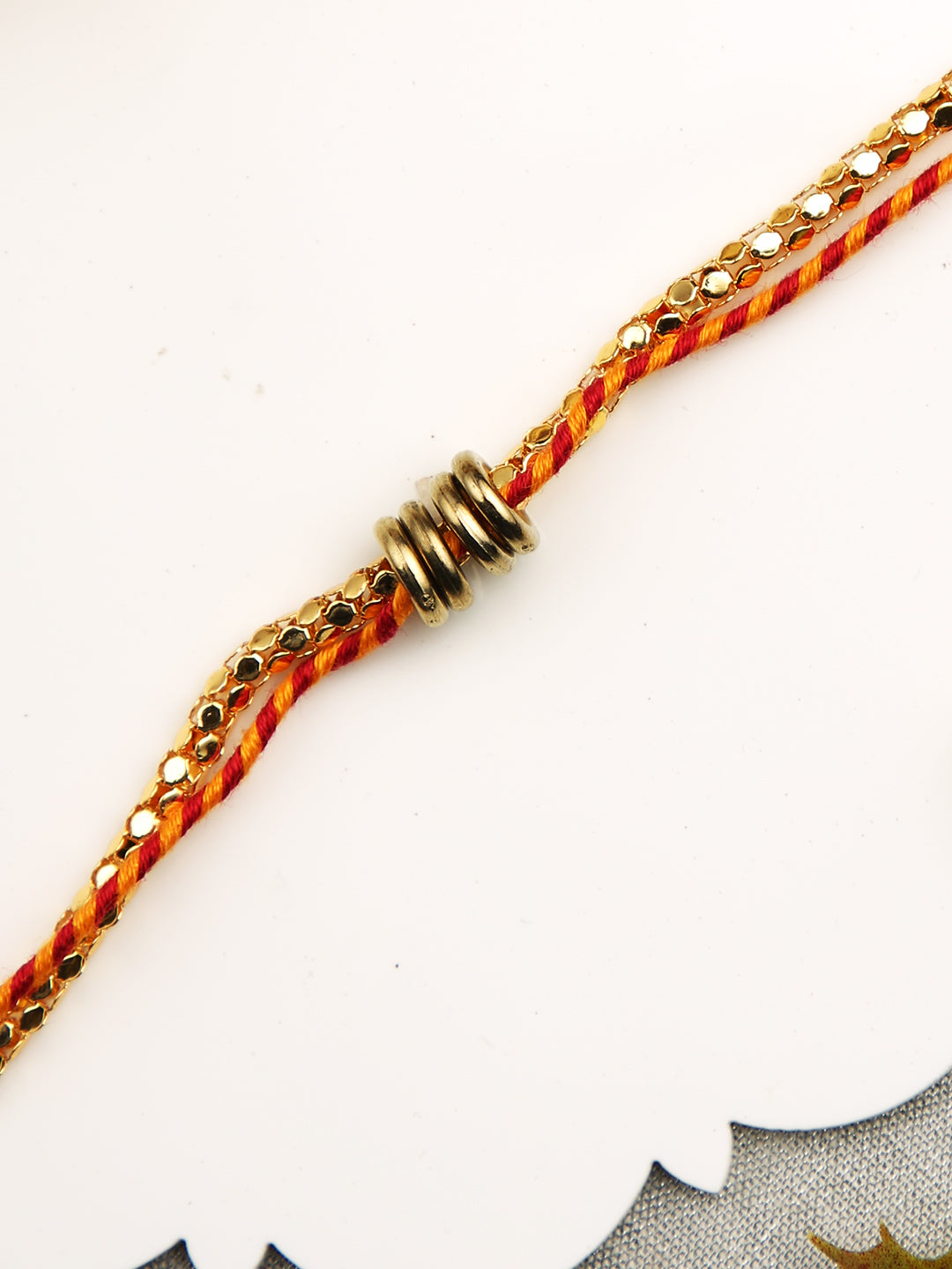 Twisted Ring Mauli Thread Rakhi