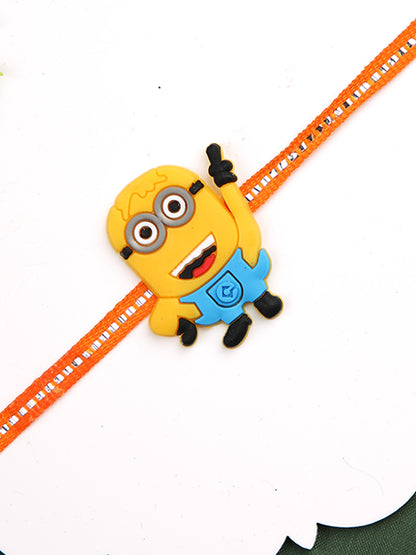Lovely Yellow Minion Kids Rakhi