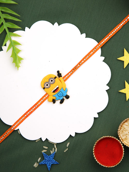 Lovely Yellow Minion Kids Rakhi