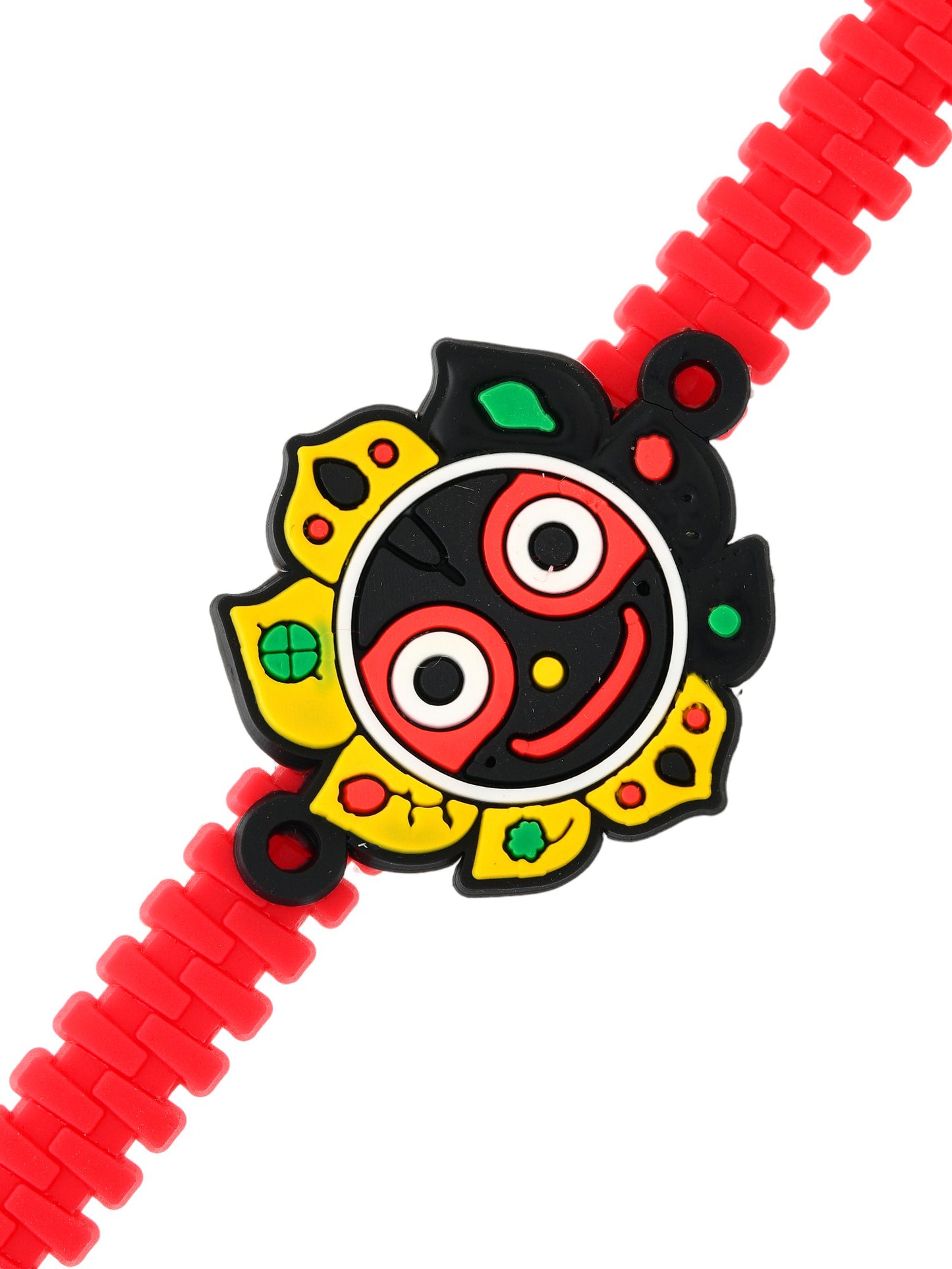 Cute Smiling Flower Motif Kids Rakhi