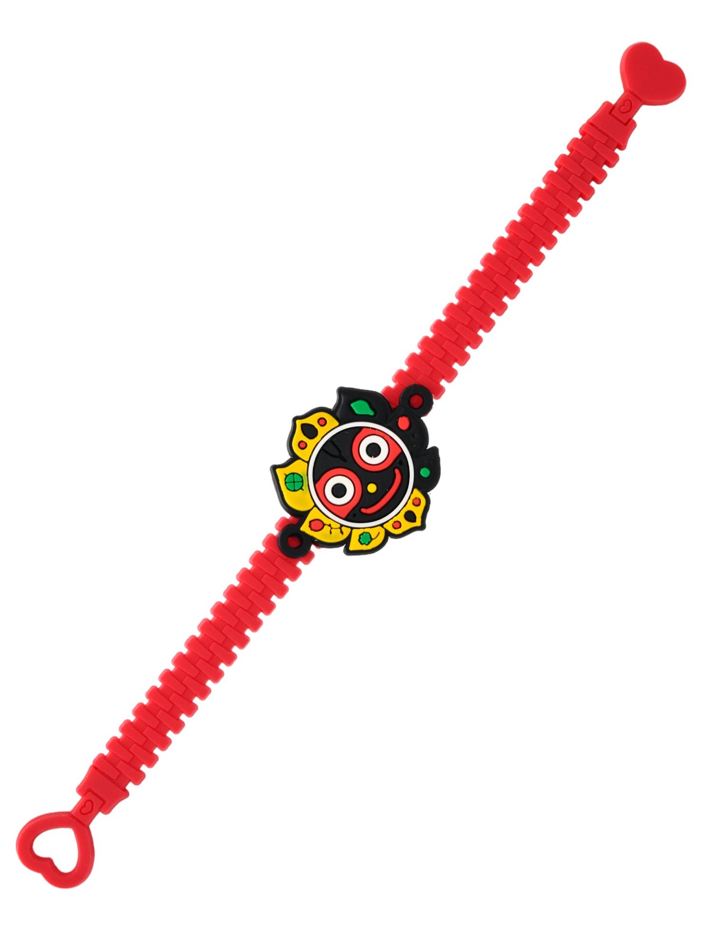 Cute Smiling Flower Motif Kids Rakhi