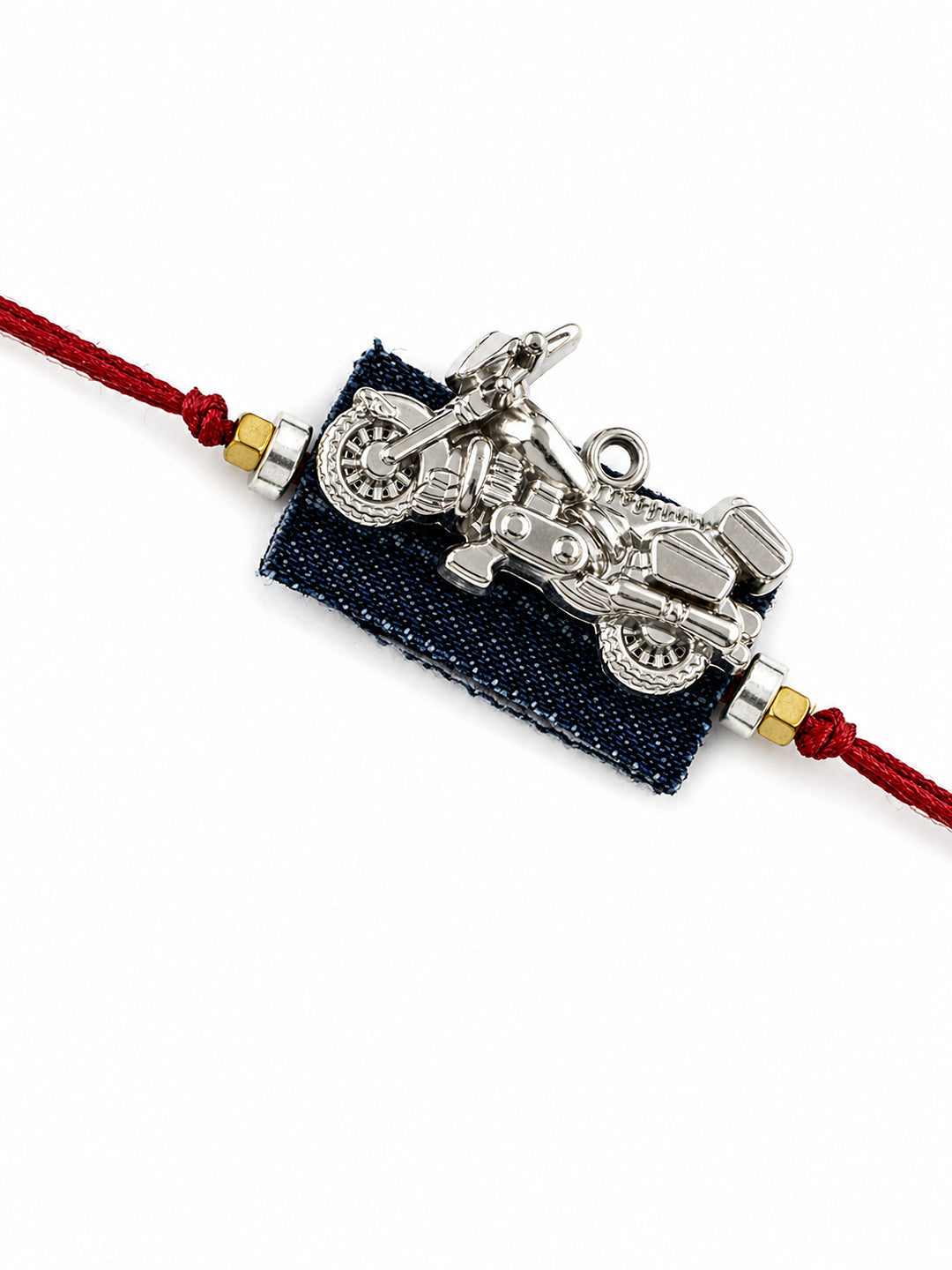 Amazing Metallic Motorbike Kids Rakhi