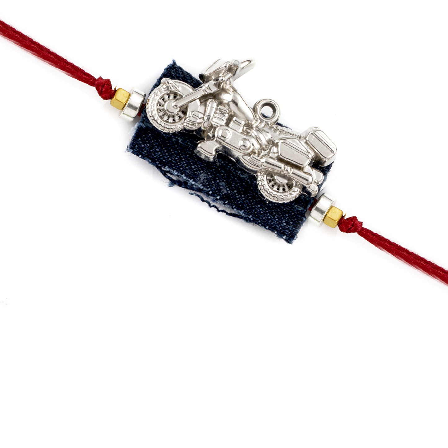 Amazing Metallic Motorbike Kids Rakhi