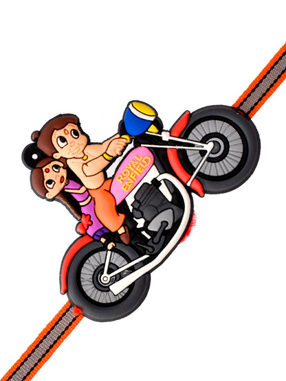 Chotta Bheem on Bike Kids Rakhi