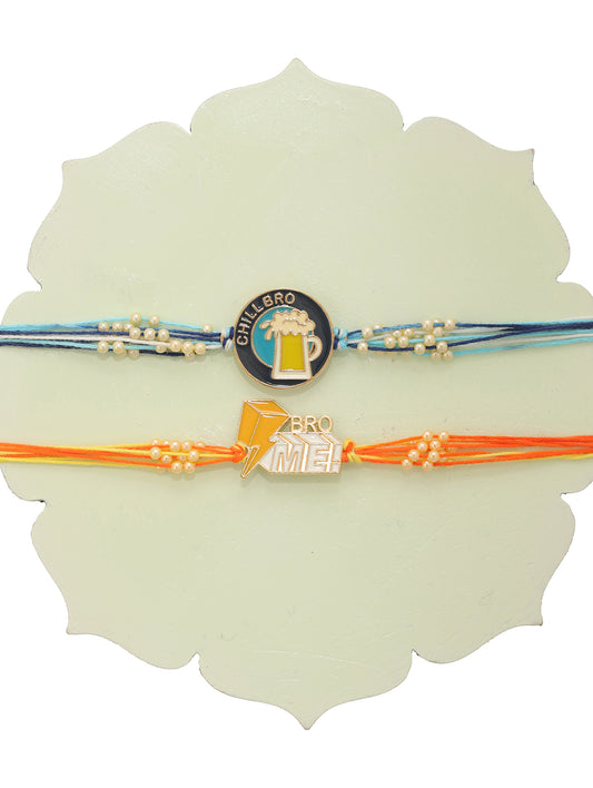 Premium Multi Rakhi with Celebration Chocolate - Raksha Bandhan Gift Set for Brother