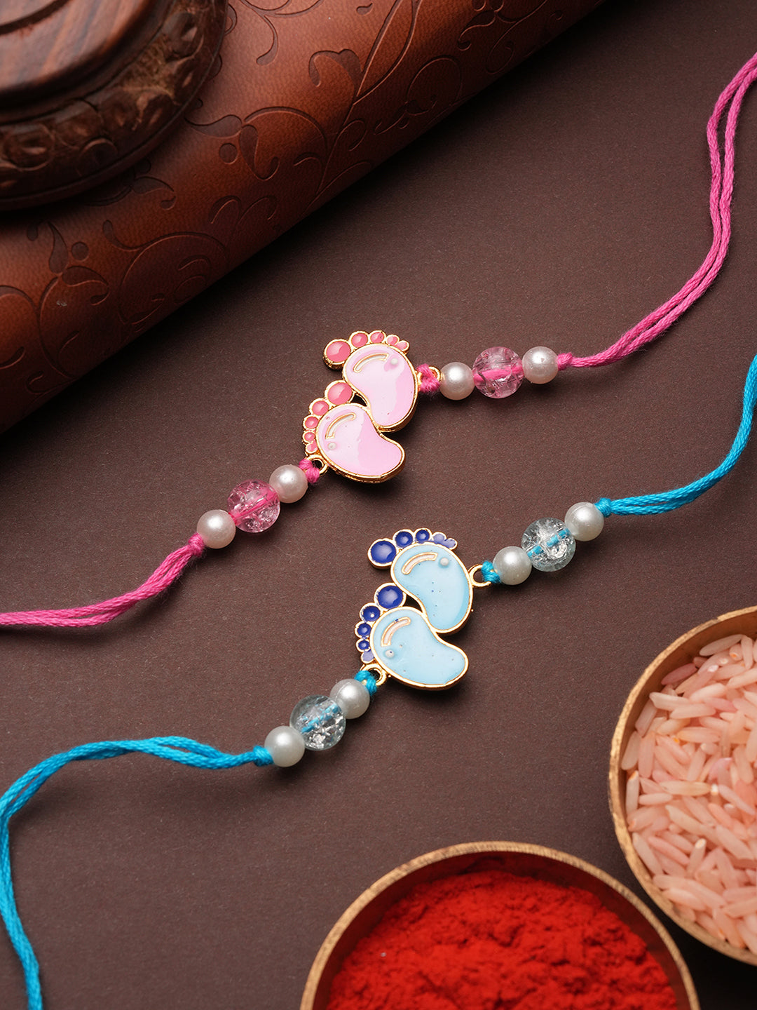 Premium Multi Rakhi with Celebration Chocolate - Raksha Bandhan Gift Set for Brother