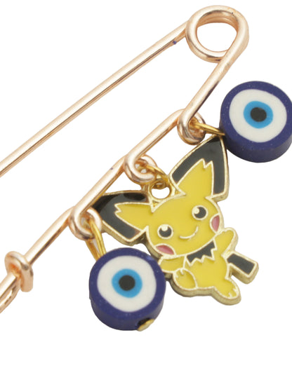 Pokemon & Blue Evil Eye Charms Rakhi for New Born