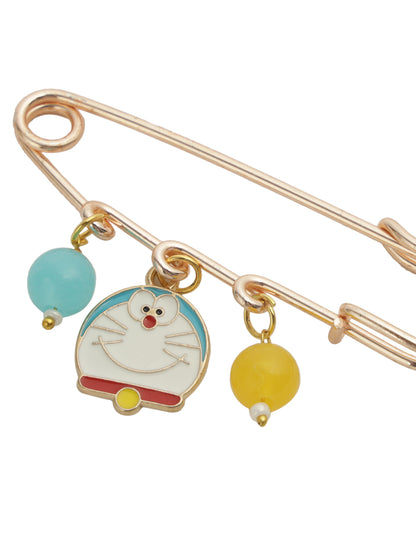 Doraemon Yellow & Blue Charm Rakhi for New Born