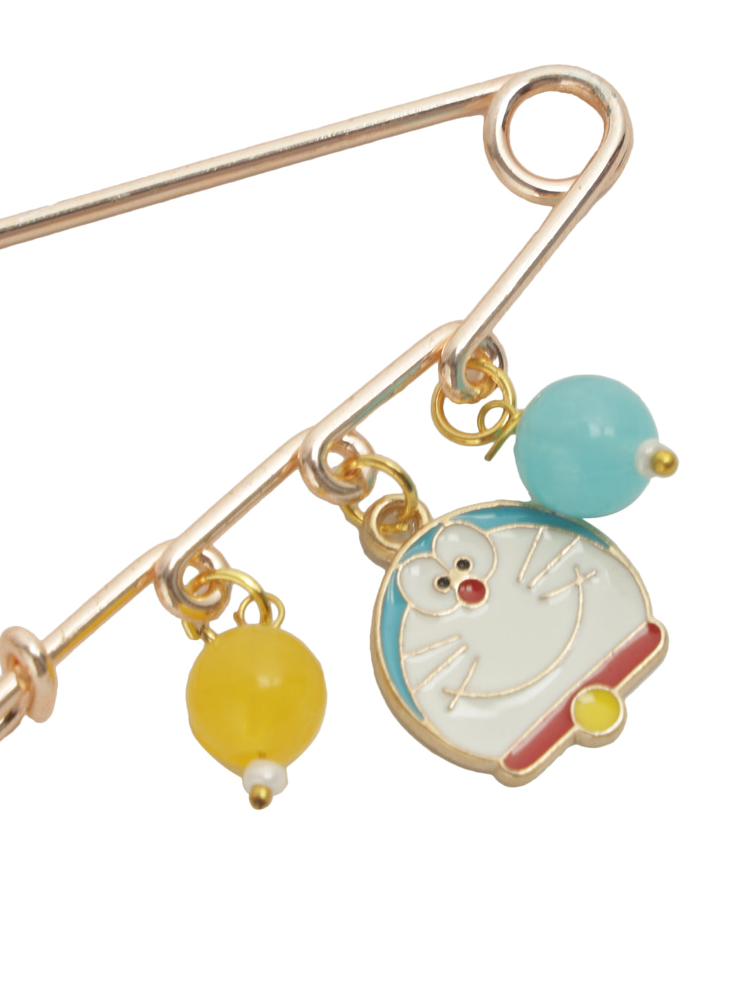 Doraemon Yellow & Blue Charm Rakhi for New Born