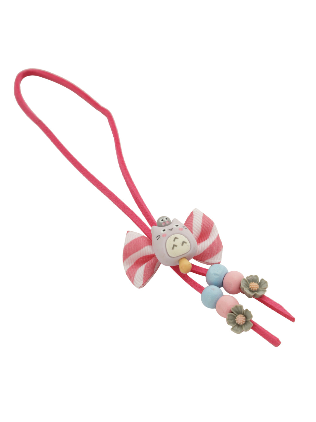 Bow with Cat and Beads Rakhi