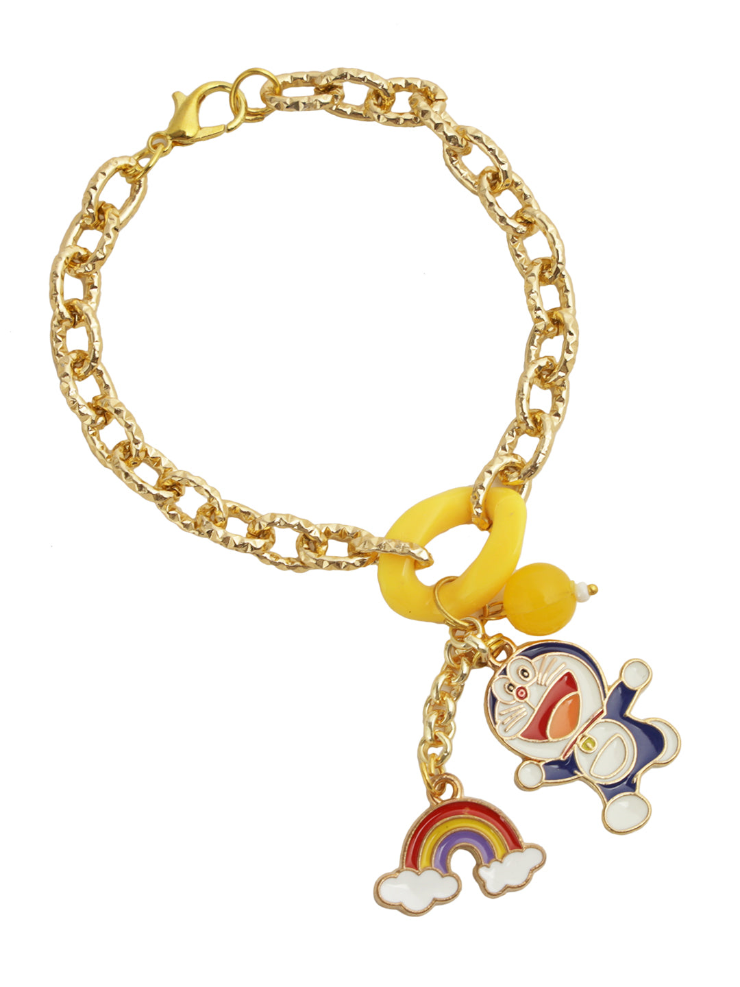 Doraemon Rainbow Charm Bracelet Rakhi