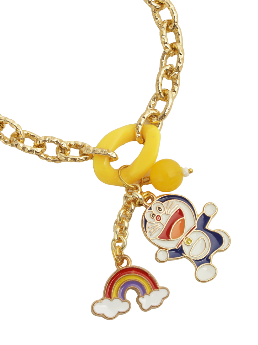 Doraemon Rainbow Charm Bracelet Rakhi