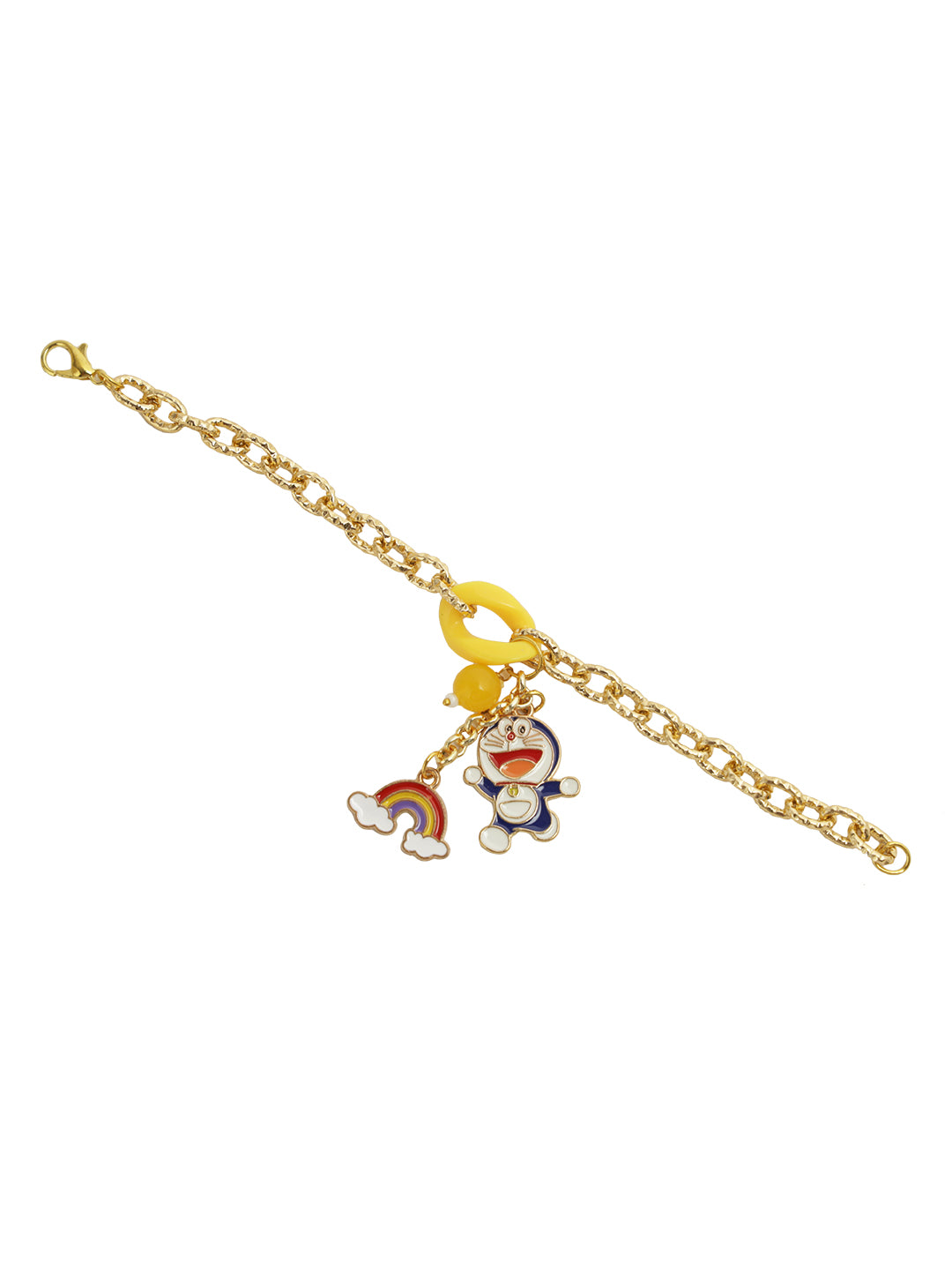 Doraemon Rainbow Charm Bracelet Rakhi