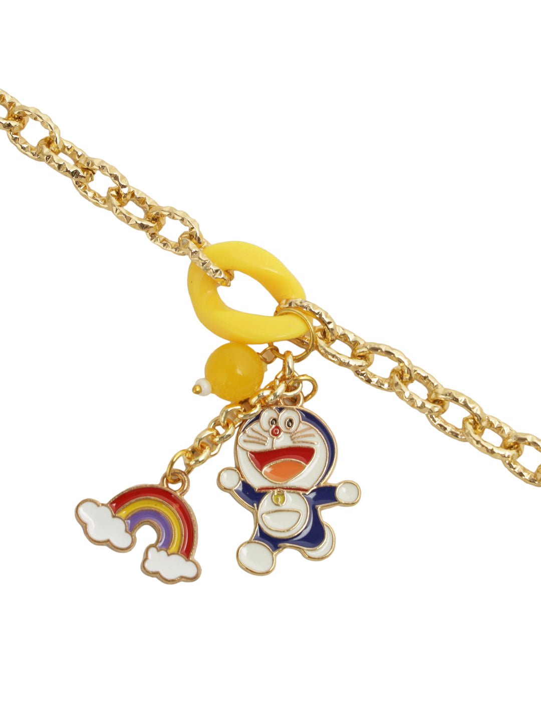 Doraemon Rainbow Charm Bracelet Rakhi