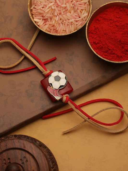Red Thread Football Kids Single Kids Rakhi