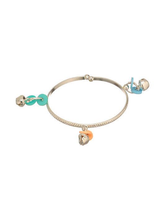 Multicolour Metal Charm Kids Set of 2 Kids Rakhi