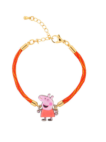 Peppa Pig Red Thread Bracelet Rakhi