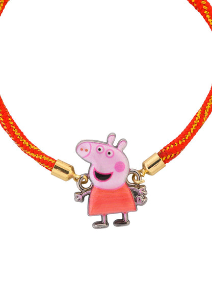 Peppa Pig Red Thread Bracelet Rakhi