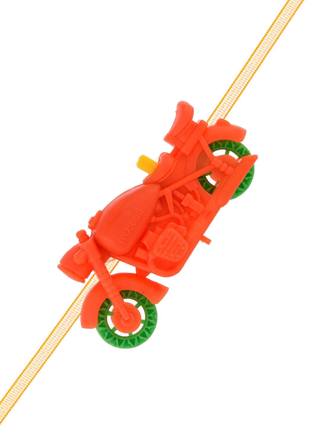 Orange Bike Kids Rakhi