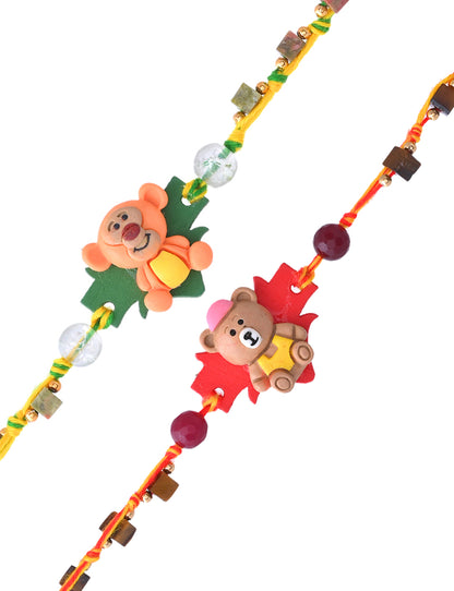 Set of 2 Animal-Themed Handmade Friendship Bracelets