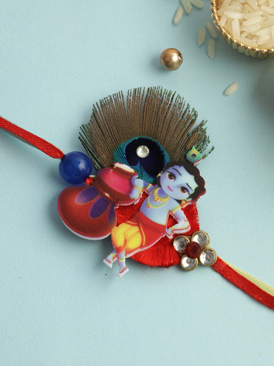 Little Krishna Playful Rakhi